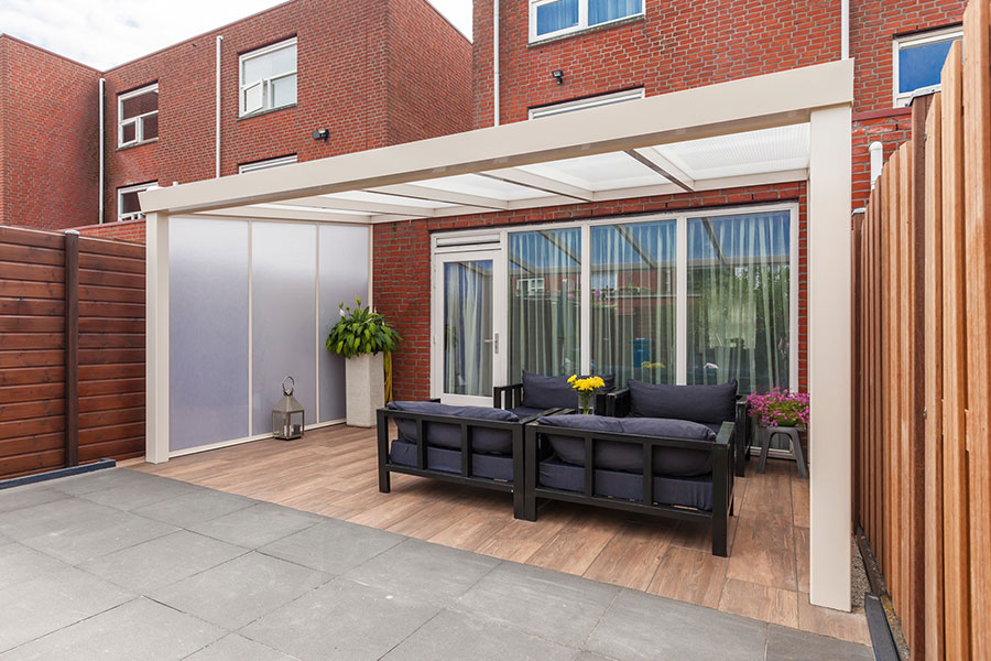 White Framed Aluminium Veranda From Wrp